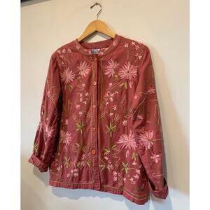 BFA‎ Vintage Embroidered Jacket Women Small Petite